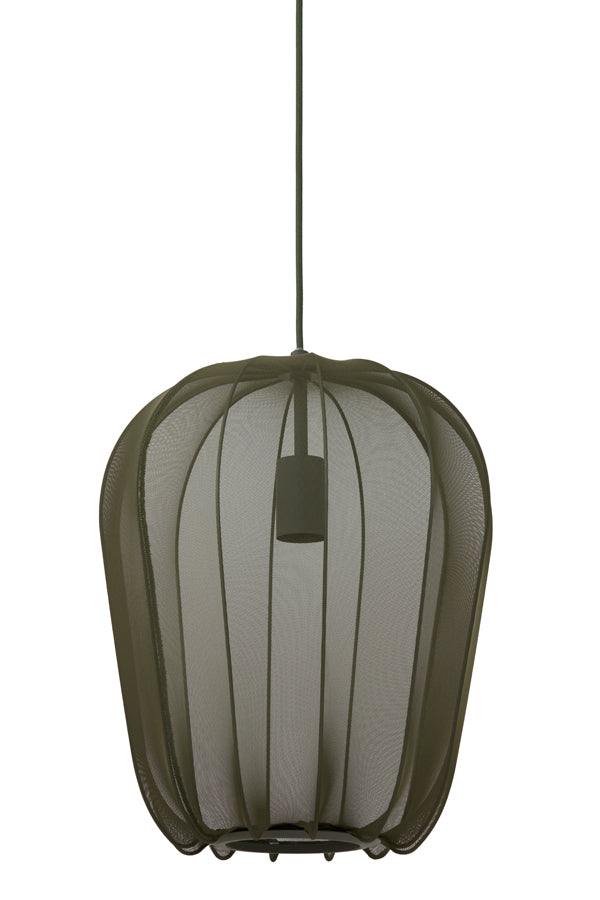 Light & Living hanglamp PLUMERIA - Ø34x40cm - groen