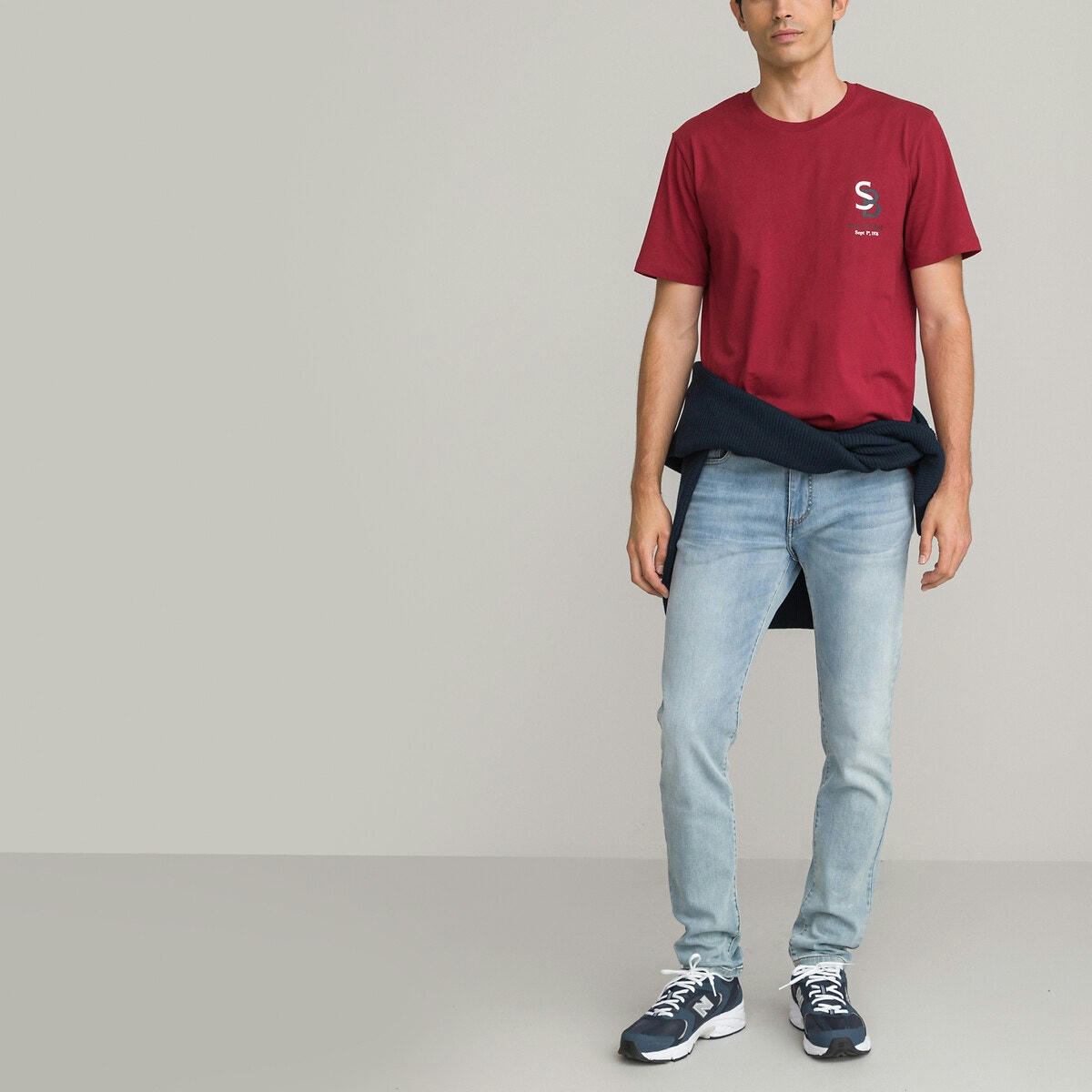 T-shirt col rond manches courtes