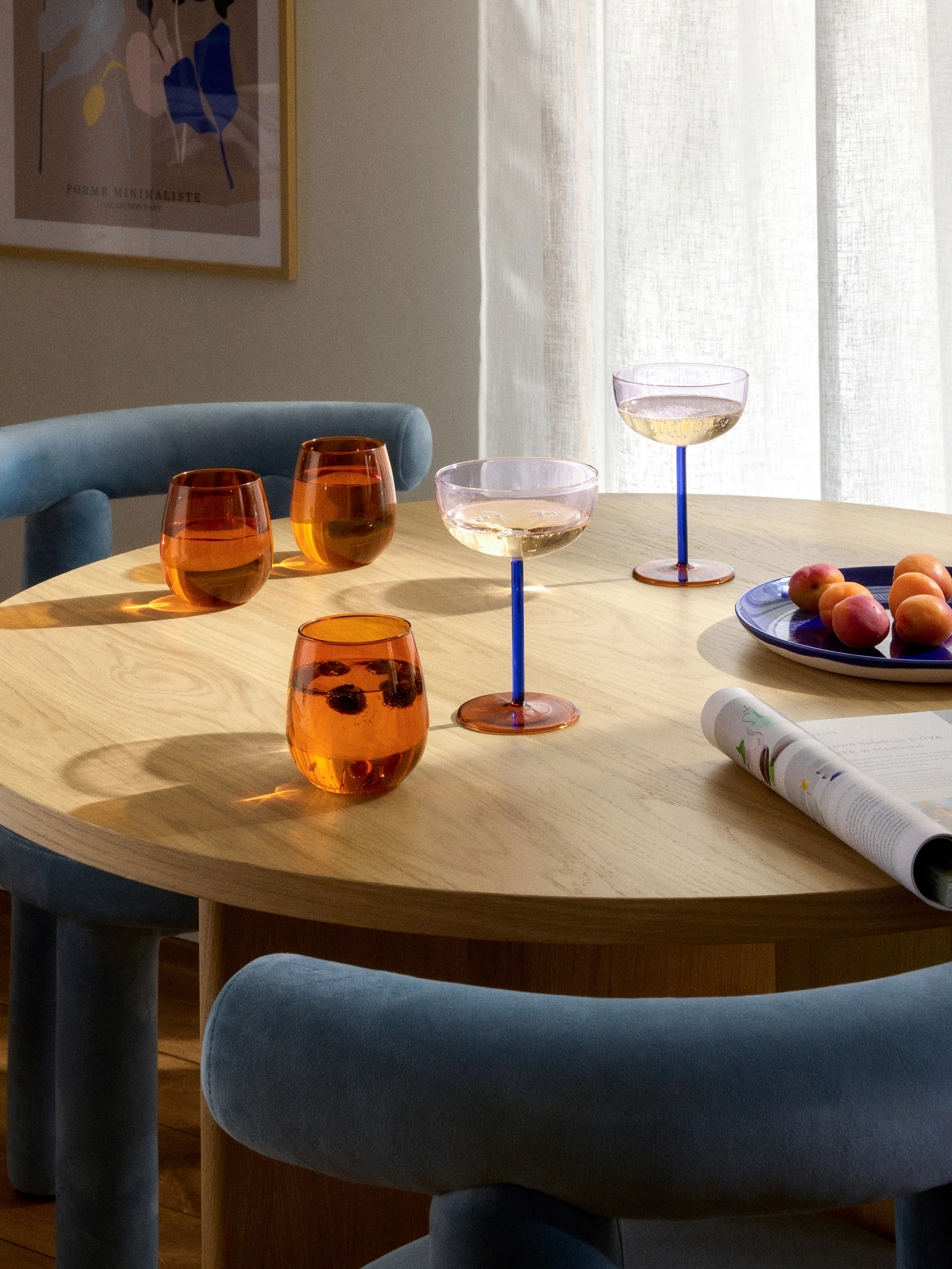 Mundgeblasene Champagnerschalen Karisa, 4er-Set