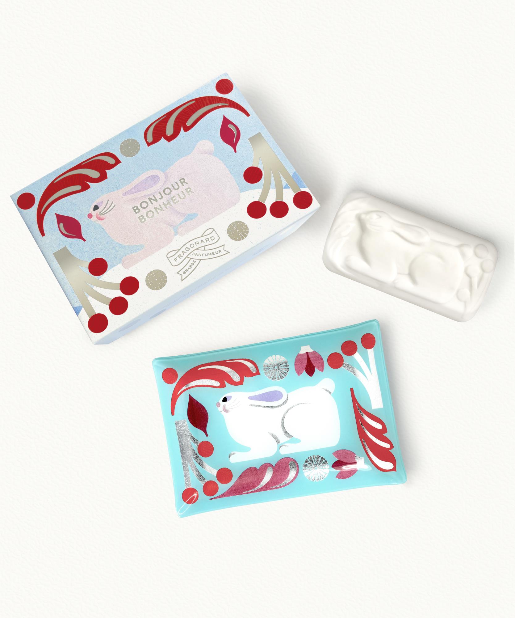 Bonjour Bonheur - Savon & porte savon