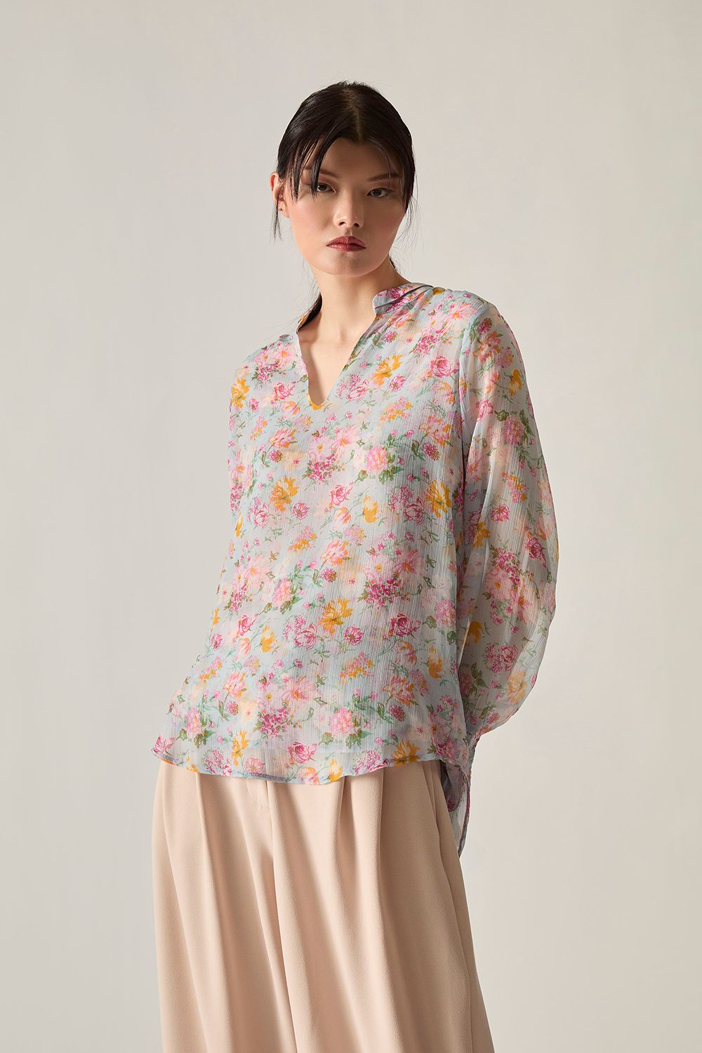 James Lakeland Vintage Floral Print Blouse