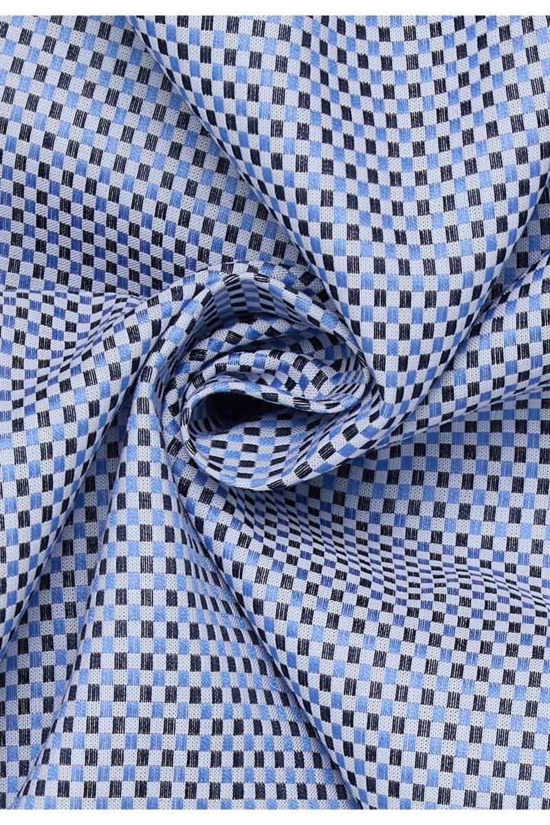 ETERNA 1863 Modern Fit Hemd blau, Strukturiert