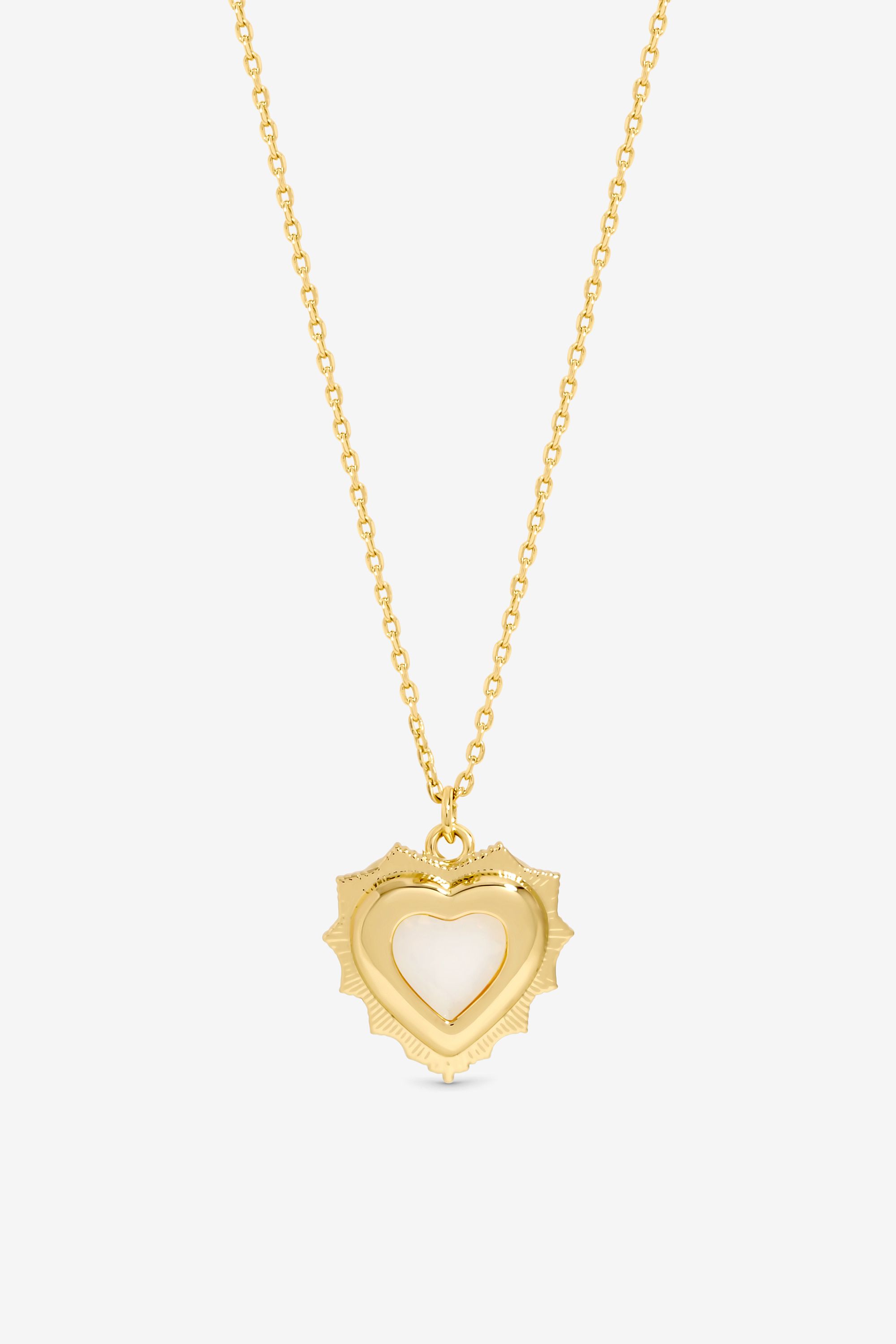 Jon Richard 14Ct Real Gold Plated Heart Birthstone Pendant - June - Gift Boxed