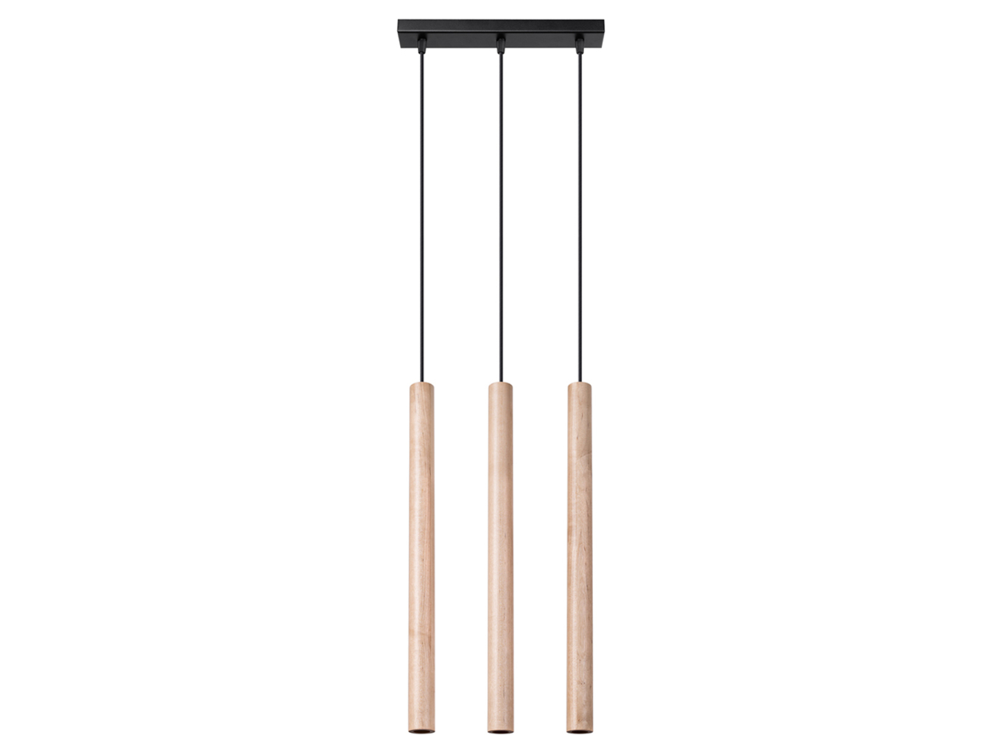 Lampa wisząca Pastelo 3-punktowa 115 cm stalowa brązowa