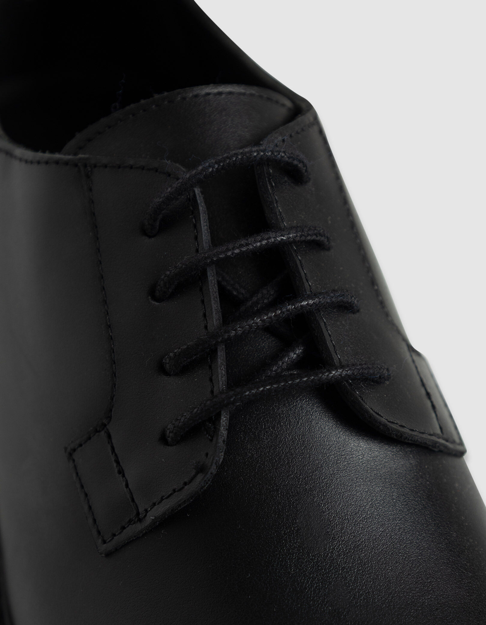 Derbies noirs cuir Homme