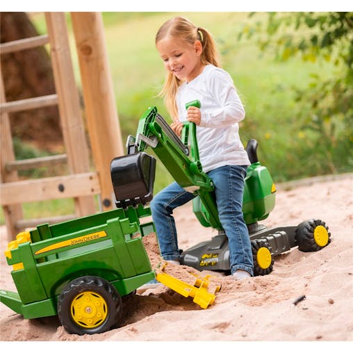 John Deere Rolly XL Kids Ride On Digger 3-5y