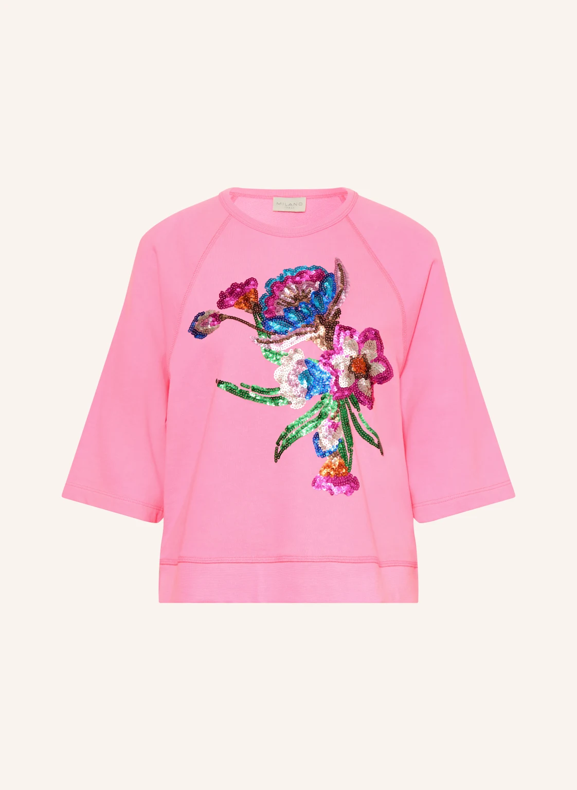 MILANO ITALY Sweatshirt mit Pailletten