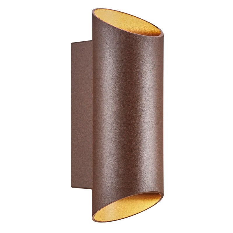 Nordlux Nico Wandlamp Buiten - Ø7,7cm - 2-lichts GU10 - IP54 - Roest