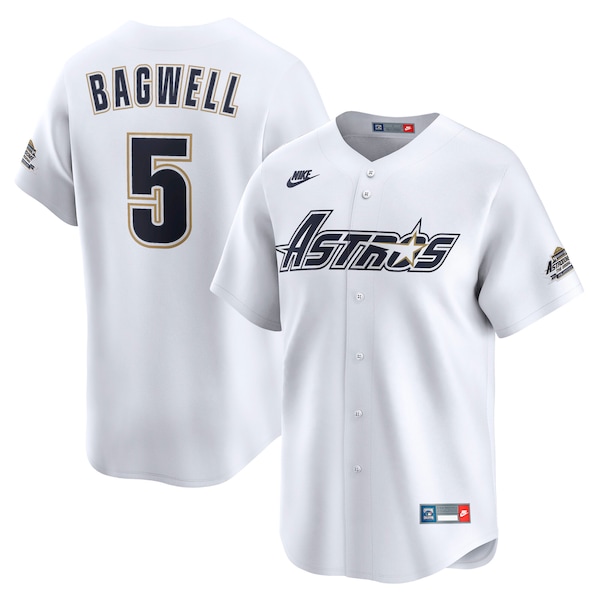 Jeff Bagwell Houston Astros Nike Throwback Cooperstown Collection Limited Jersey - White