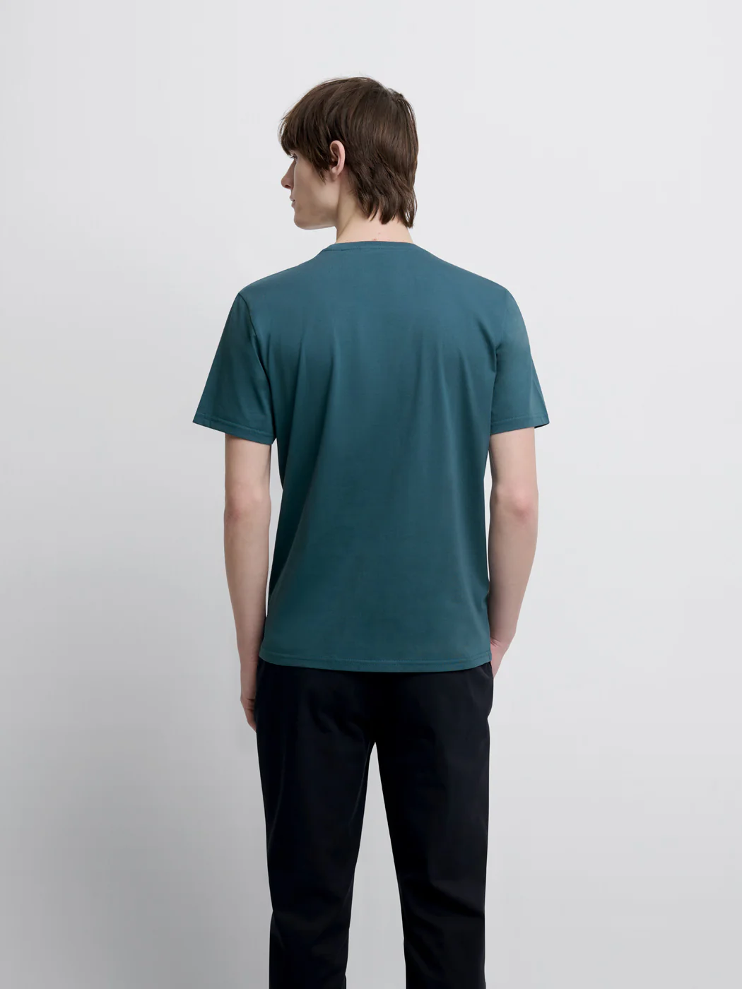 T-shirt col rond en coton Supima®