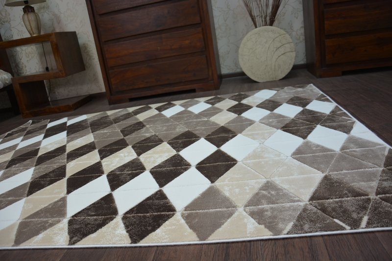 Dywan AKRYL YAZZ 7660 D.Beige/Brown 133x190 cm