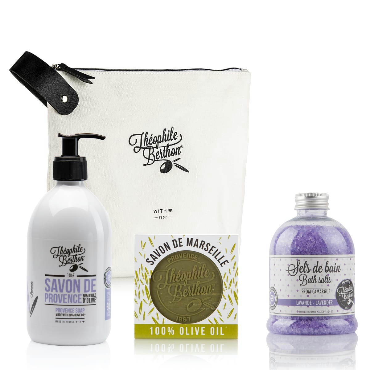 CAMARGUE - Trousse lavande 3 soins corporels et bain