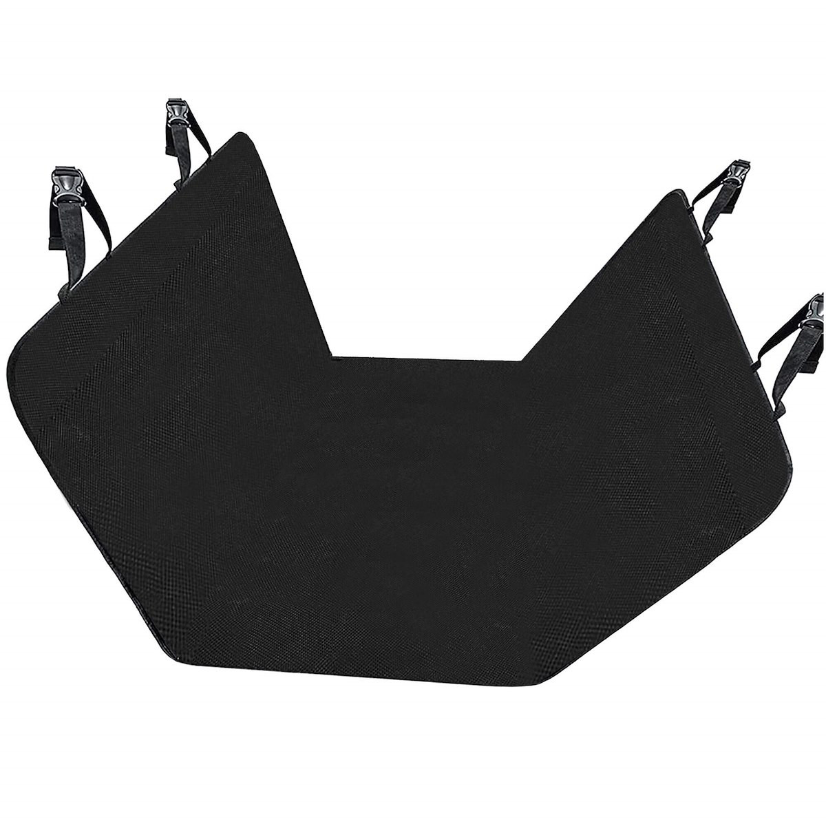 Mata na fotel samochodowy 147x137 cm pokrowiec czarny