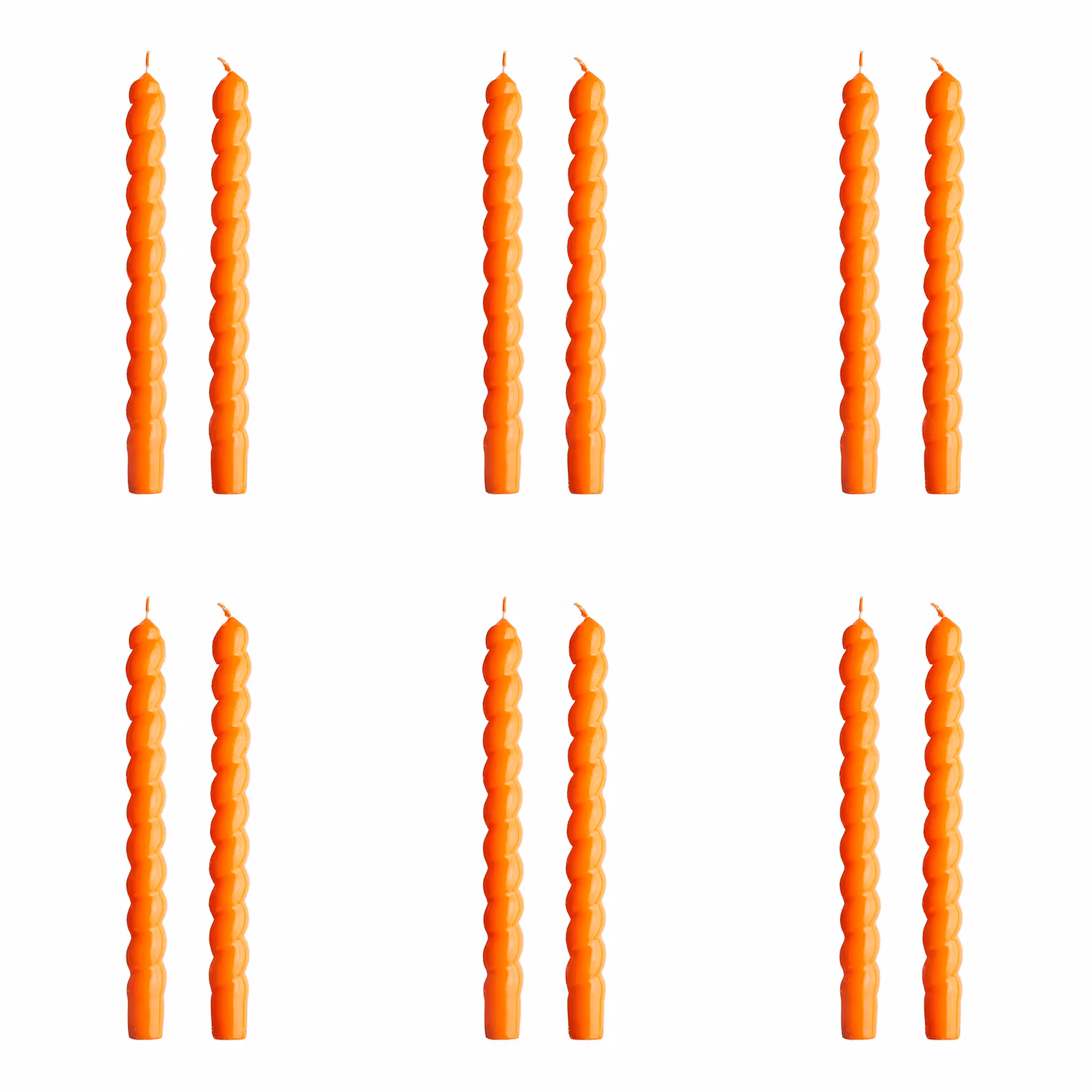 Stabkerze TWISTED 12er-Set