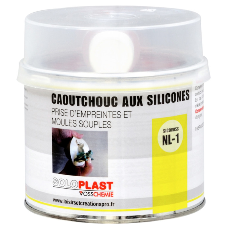 Caoutchouc aux silicones 0,5 kg SOLOPLAST