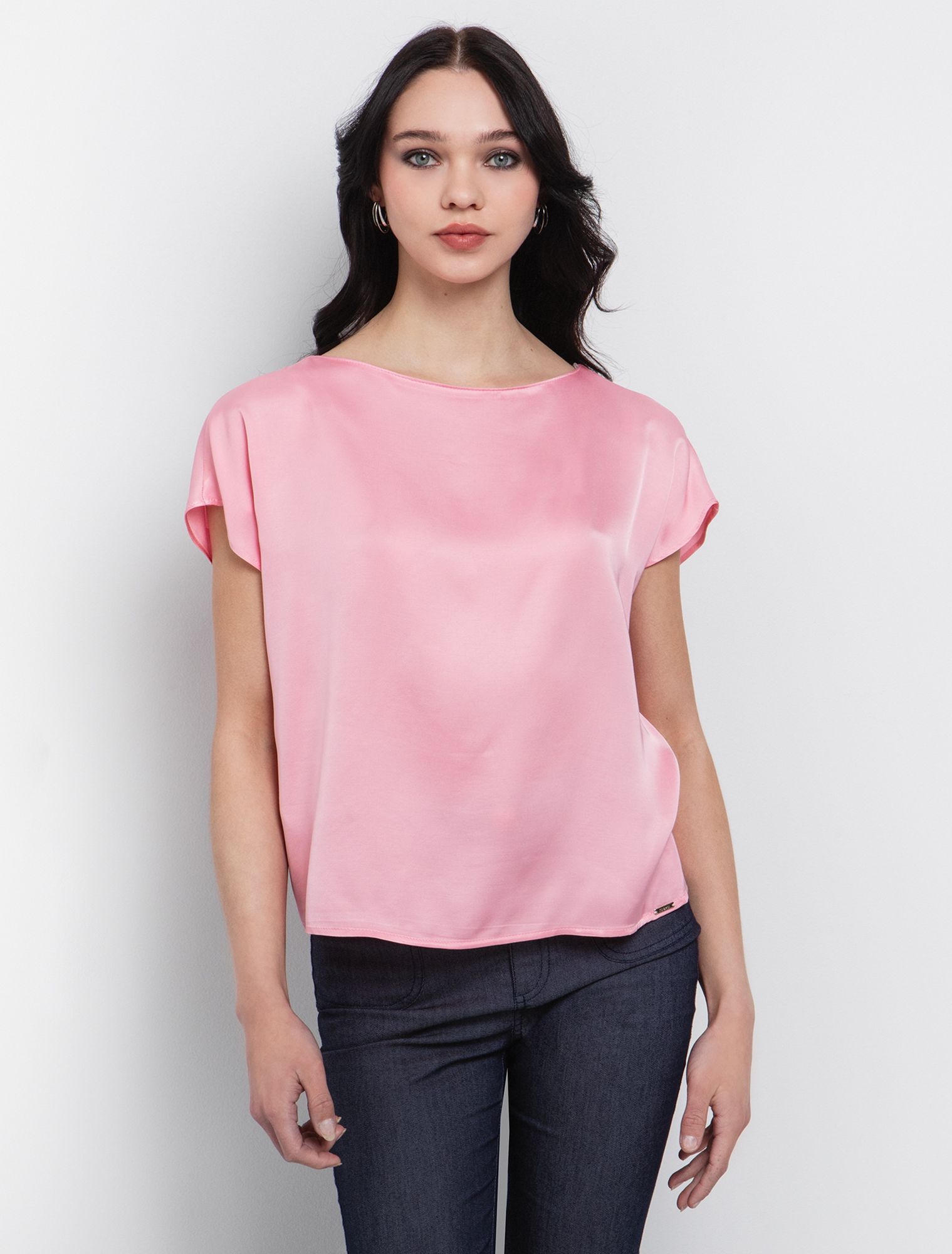 Σατινέ μπλούζα