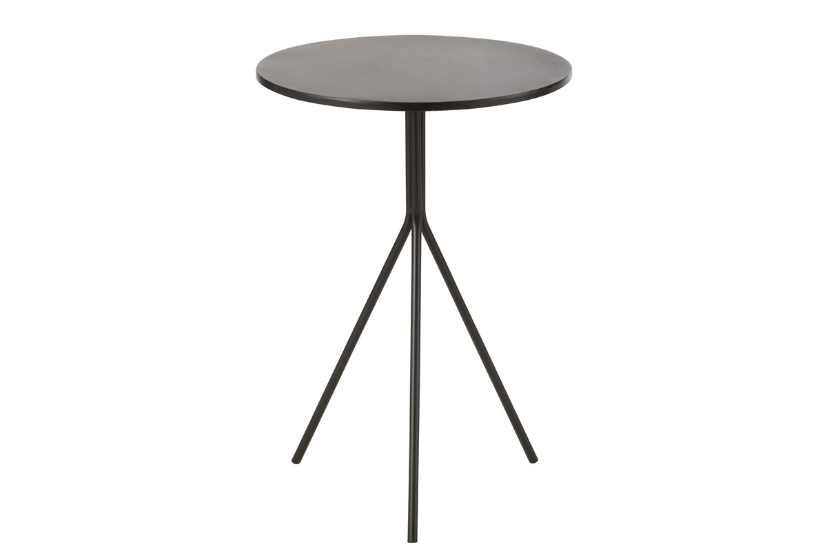 J-Line salontafel Rond - metaal - zwart