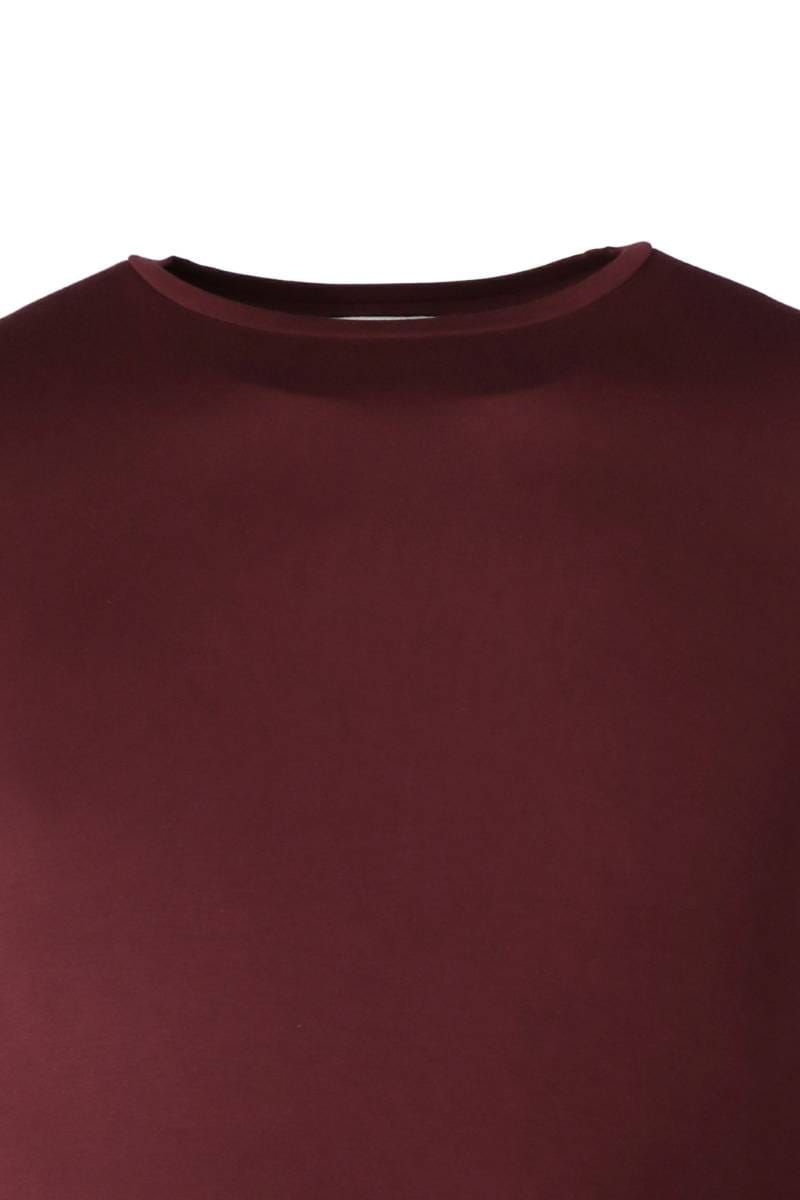ETERNA 1863 Regular Fit T-Shirt Rundhals rot, Einfarbig