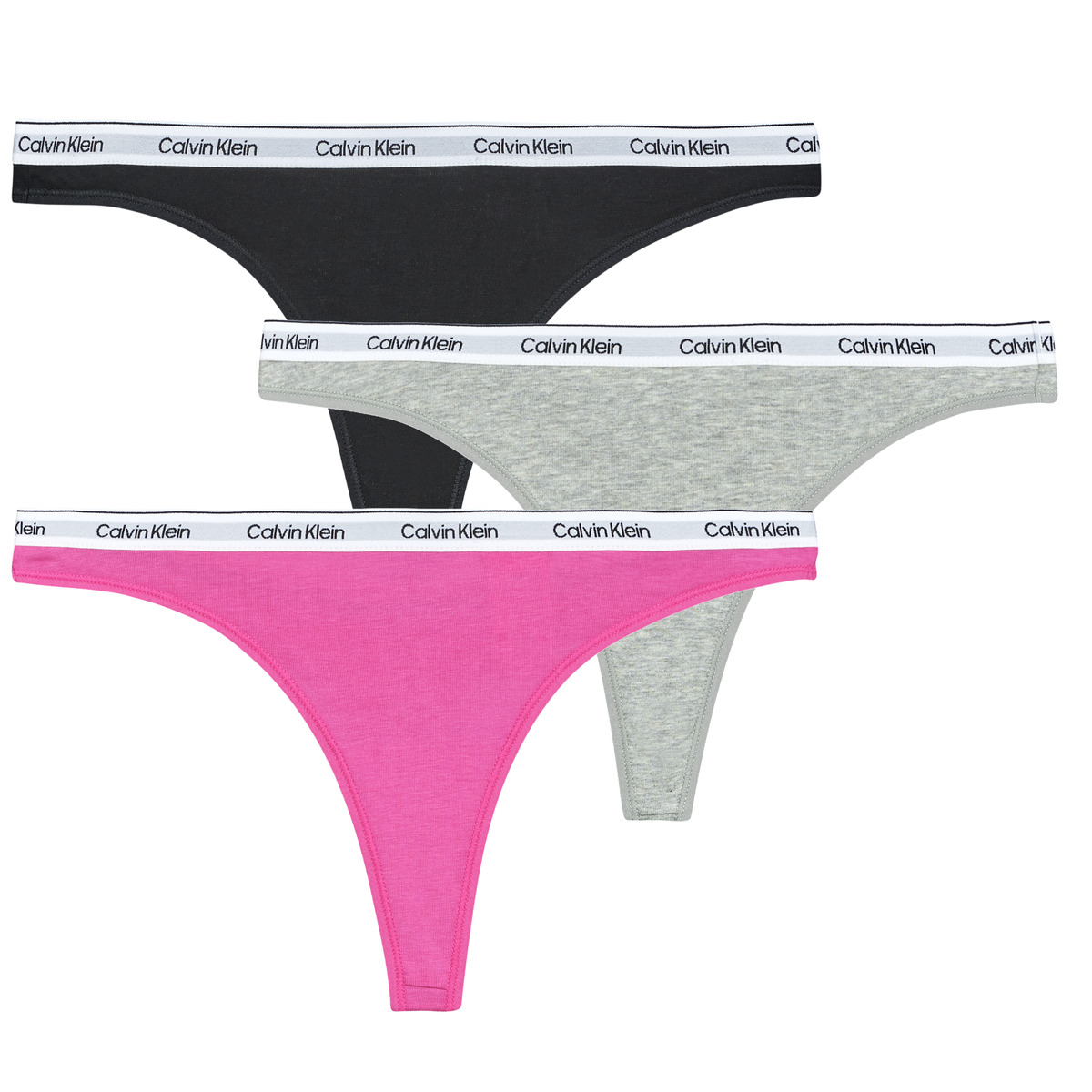 Calvin Klein Jeans - THONG X3 - Black / Grey / Pink