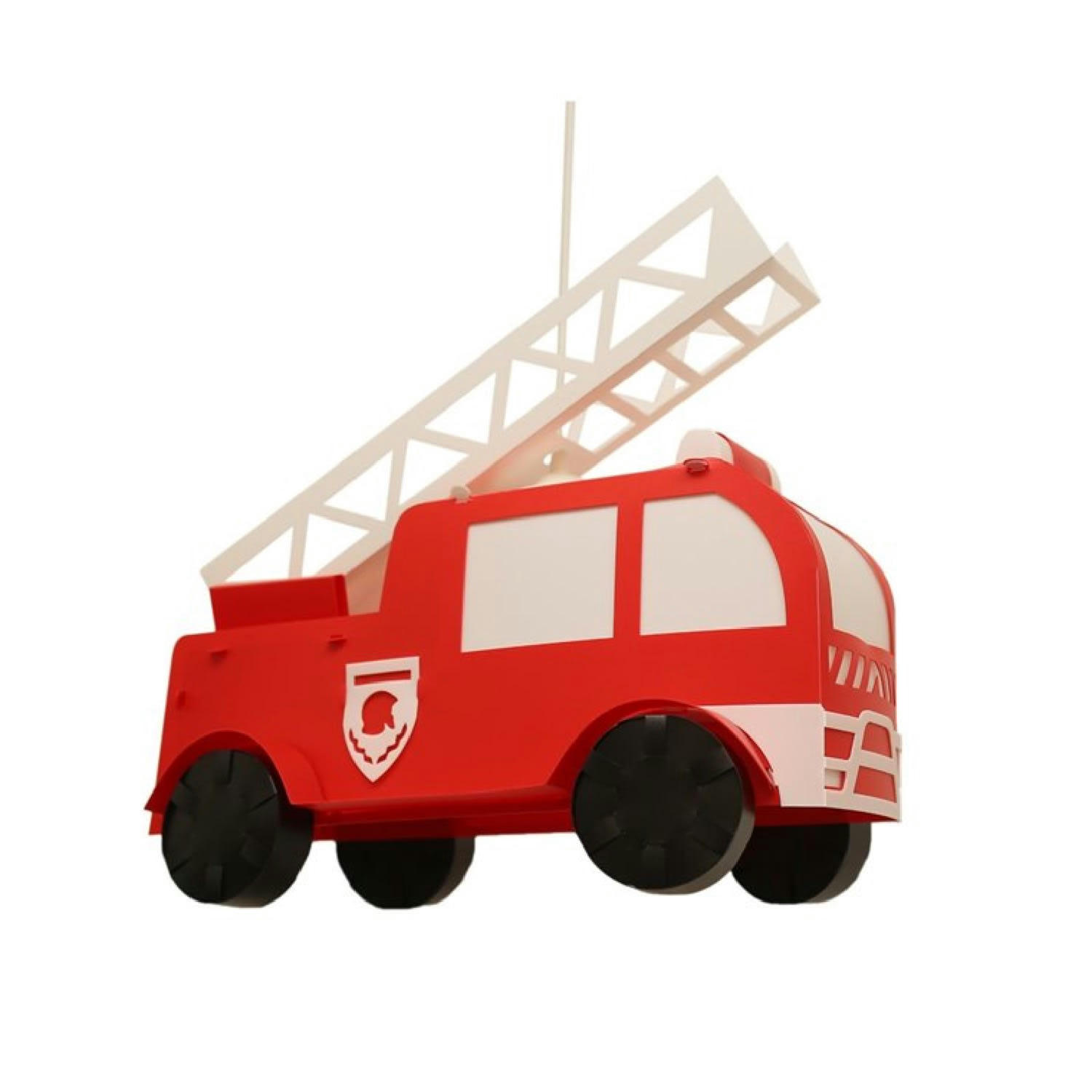 - Suspension enfants Camion de pompiers Rouge 38cm