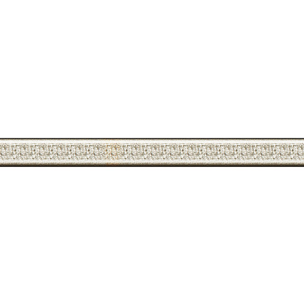 Listel inox argent L.6 x l.0,3 cm x ép.10 mm Mat inter