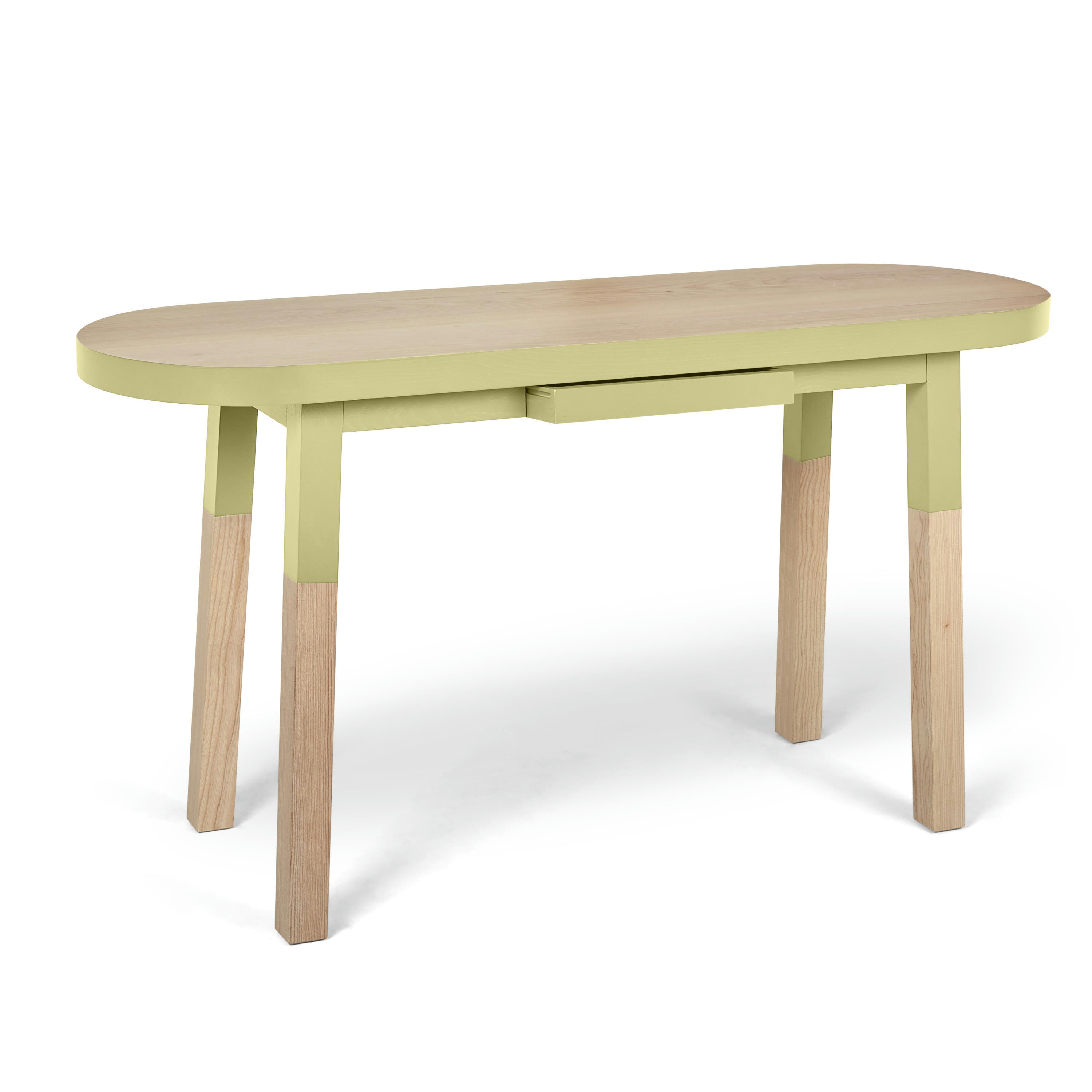 EGEE - Bureau Console 100 cm, 100% frêne massif