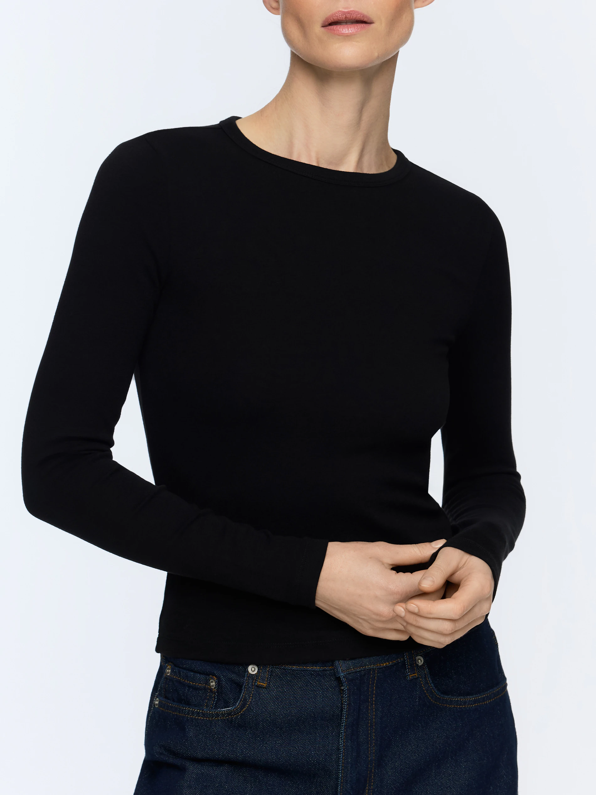 Longsleeve z modalem