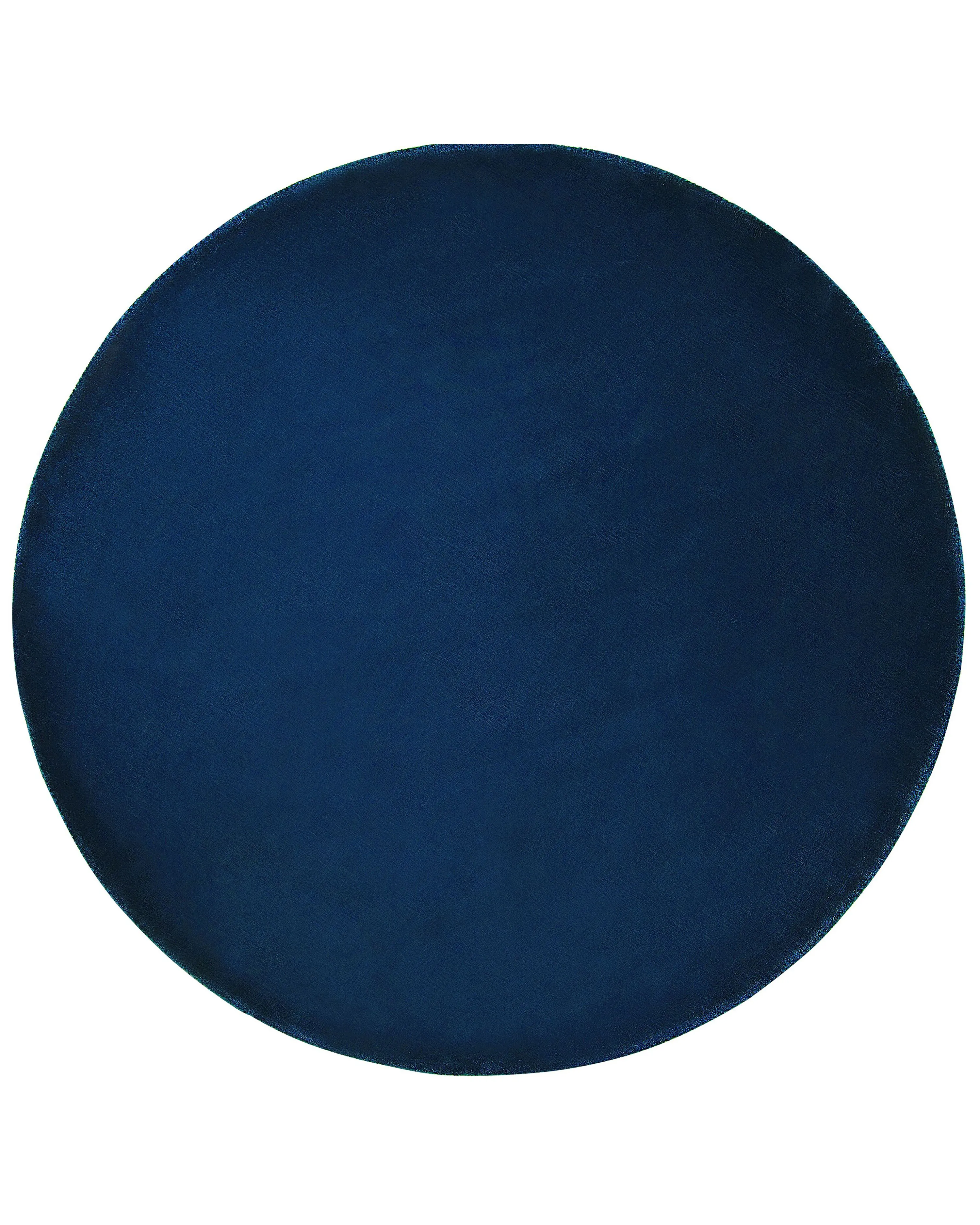 Rug GESI II Navy Blue ? 140 cm Viscose