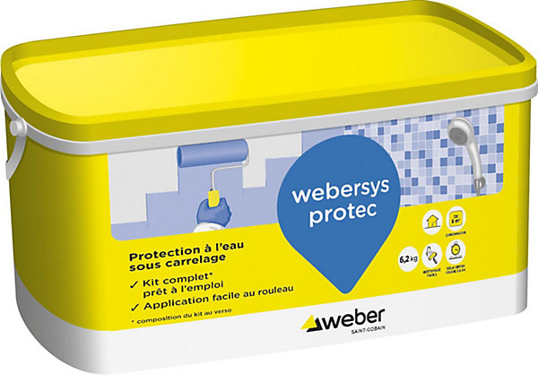 Kit d'étanchéité weber.sys protec20 KG