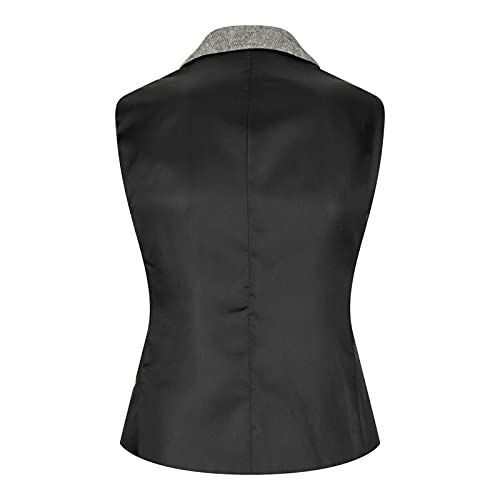 Infinity Leather Tweed 1920s Herringbone Waistcoat