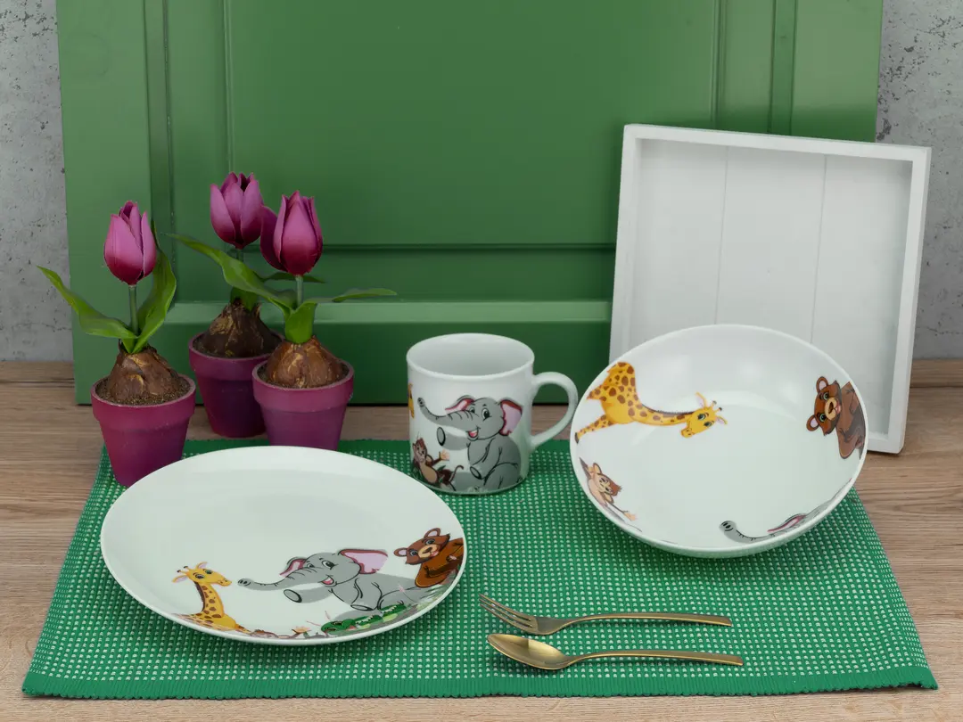 Kinderteller 3-teilig Nature Collection