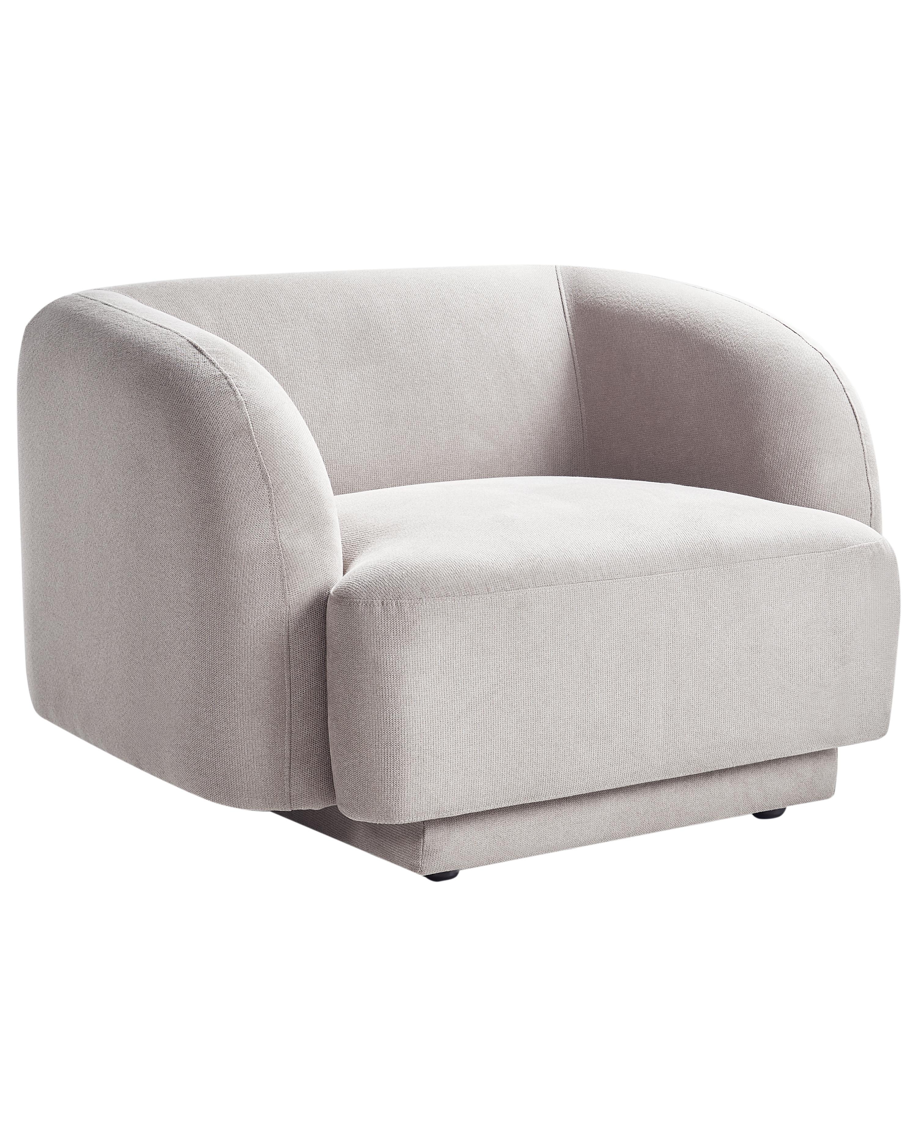 Armchair SKJANES Fabric Light Grey