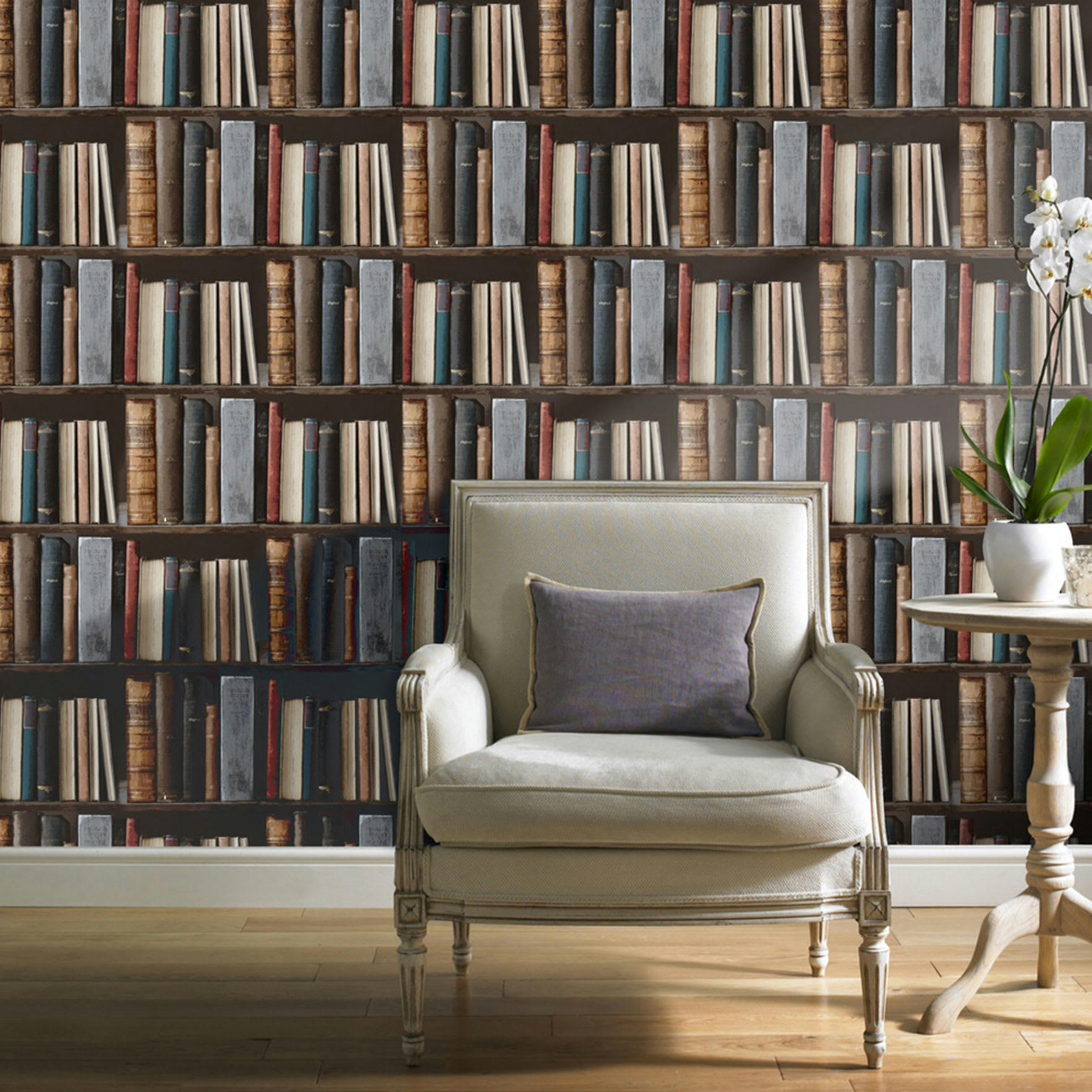 - Papier peint  bibliothèque 159x280cm