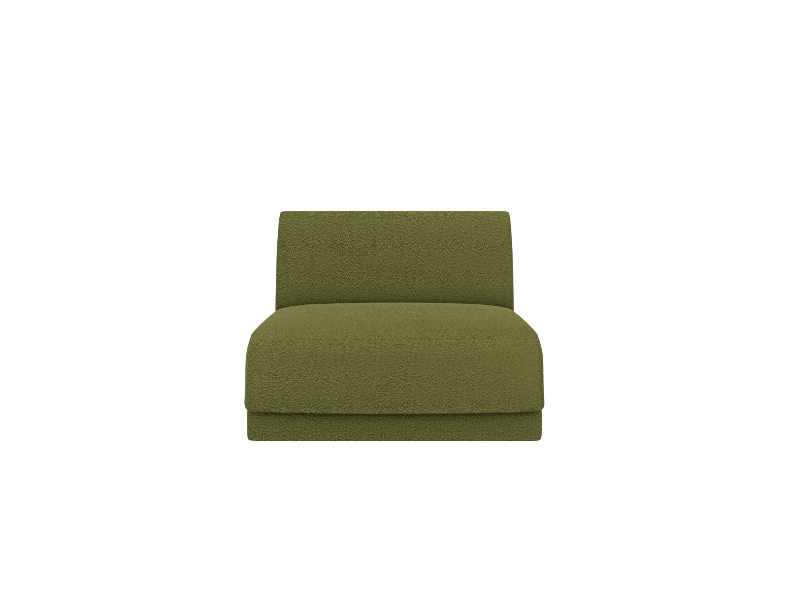 Micadoni Module Miley boucle donker olijfgroen - 90x75x70cm