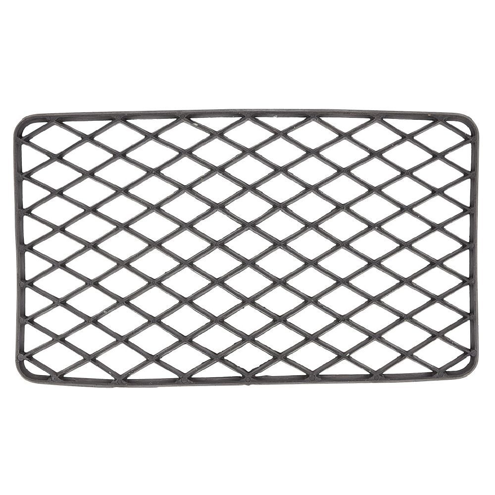 Paillasson grille caoutchouc essuie-pieds noir