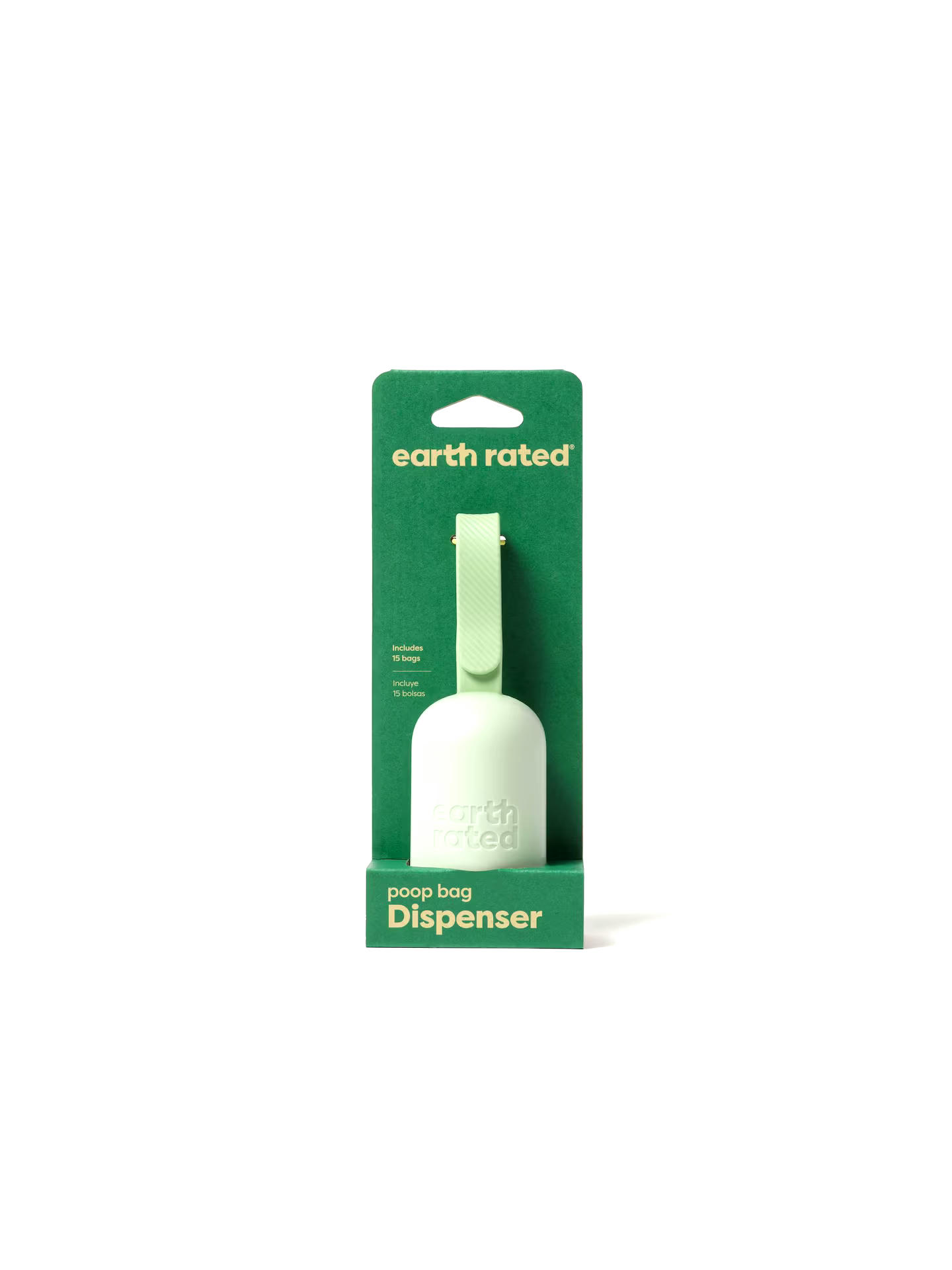 Earth Rated Dog Leash Waste Dispenser with 15 Unscented Bags