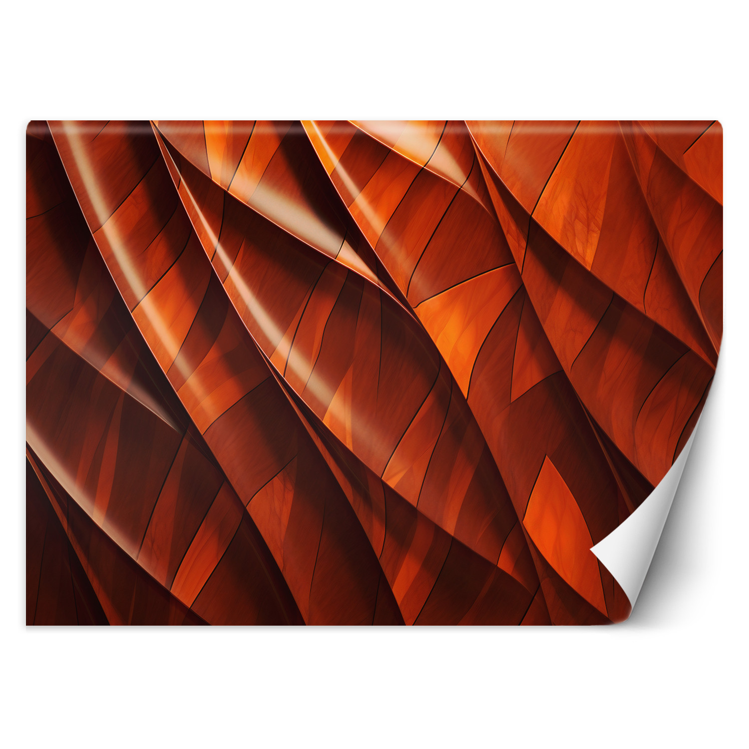 Feeby Fototapeta, Pomarańczowa tekstura 3D 150x105