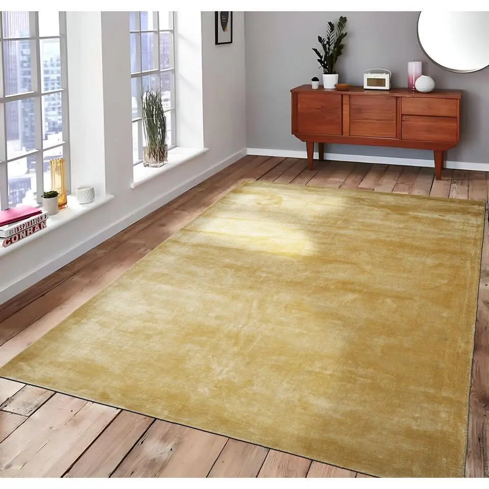 Dutch Lifestyle - Viscose - Vloerkleed - 160x230cm - Goudkleurig