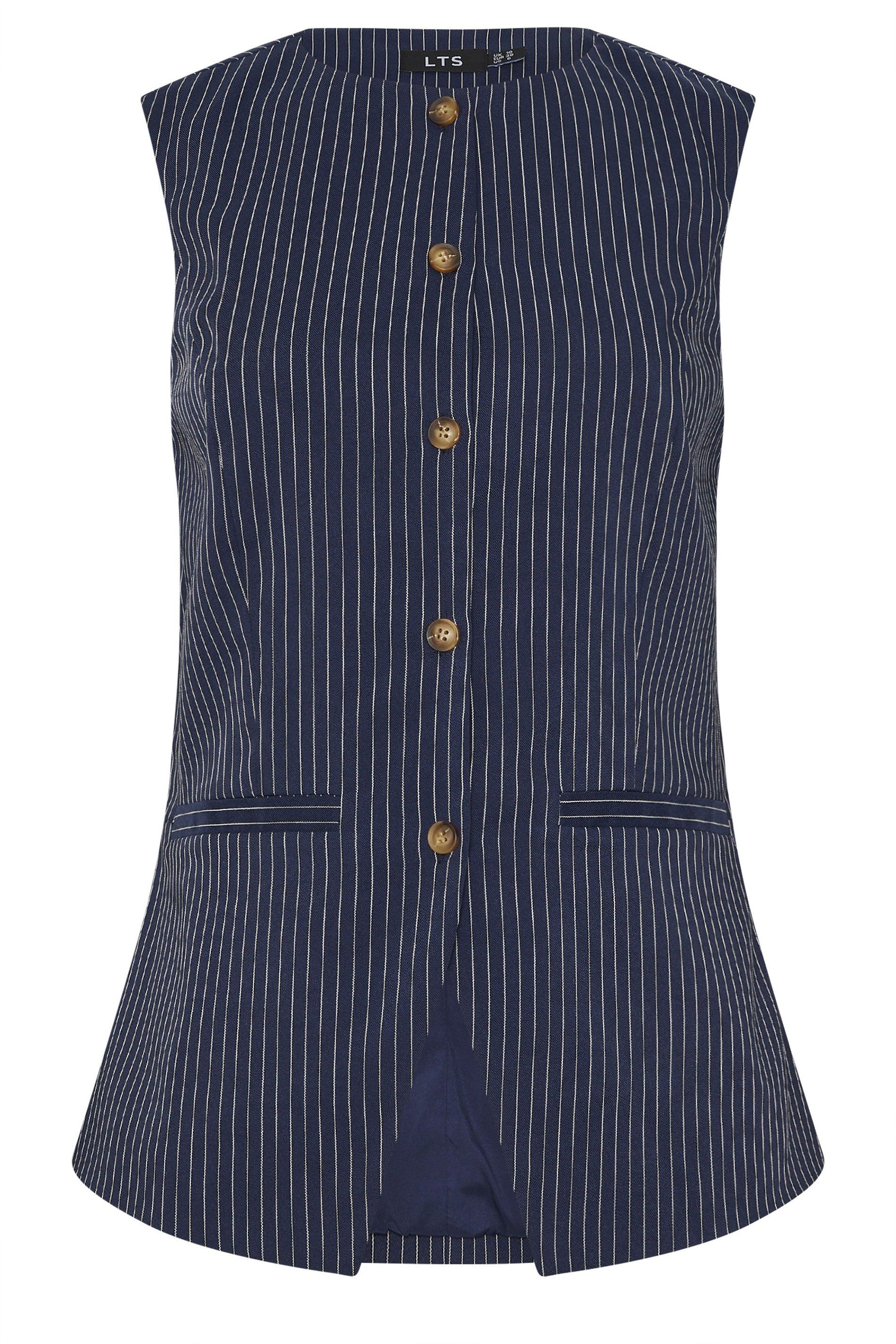 Long Tall Sally Tall Pinstripe Waistcoat