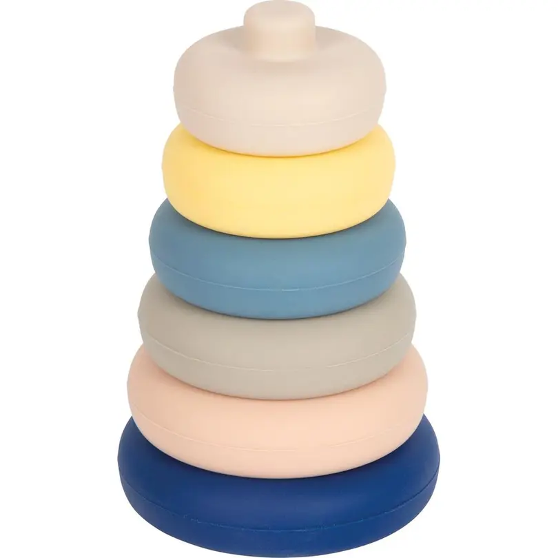 Spielset 6-teilig Silikon Stapelturm