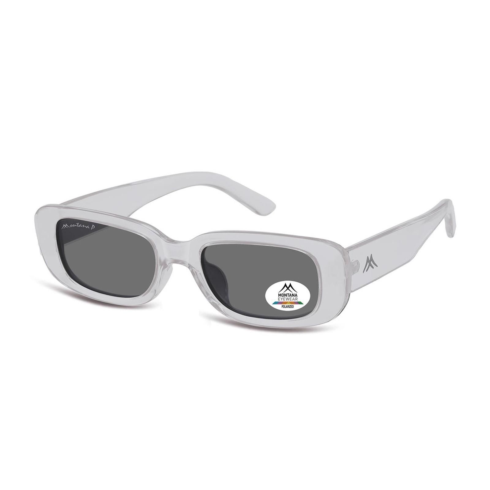 montana Rectangle Light Transparent Grey Smoke Polarized MP65