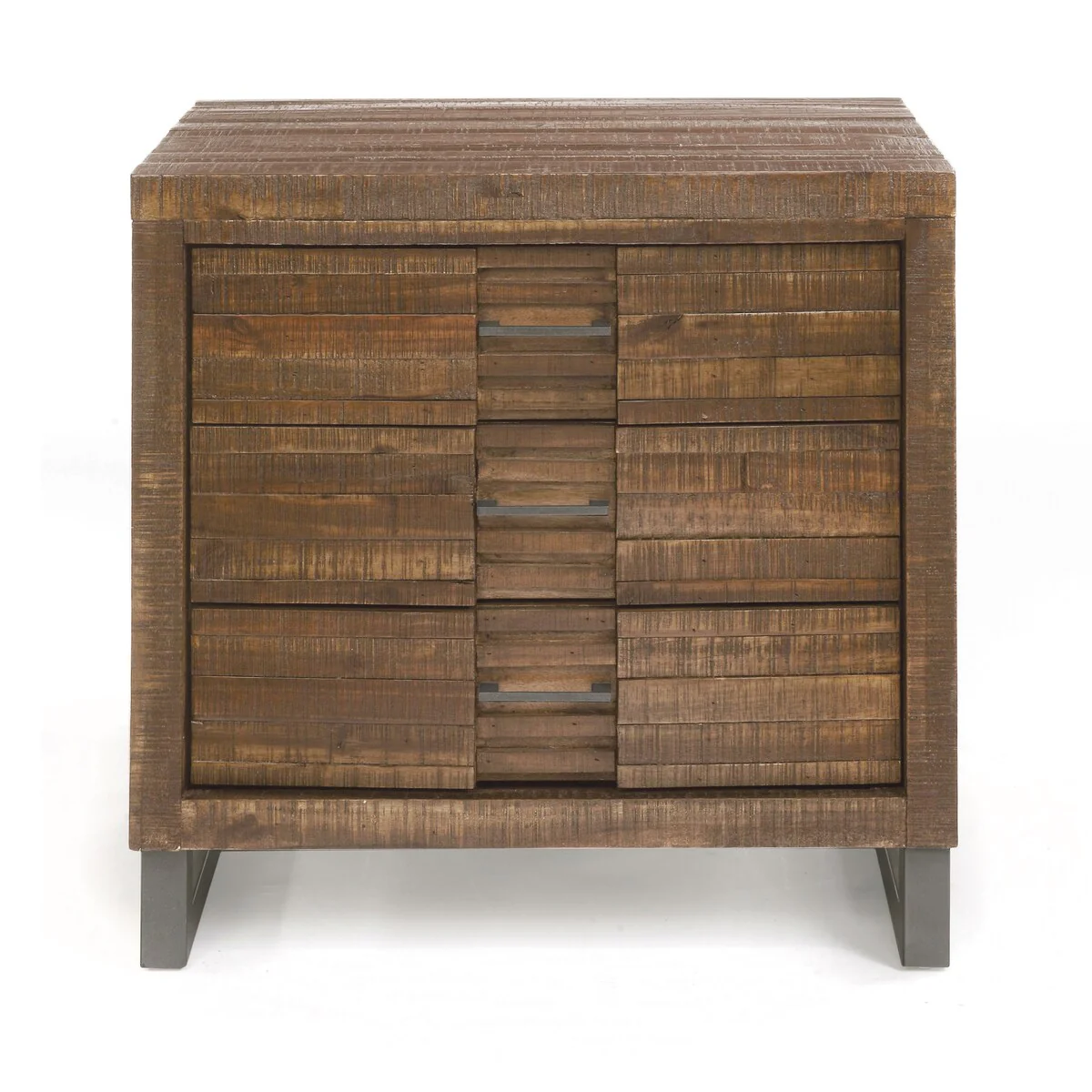 Parker Reclaimed Oak 3-drawer Nightstand