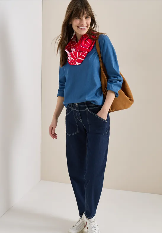 Loop Schal mit grafischem Muster