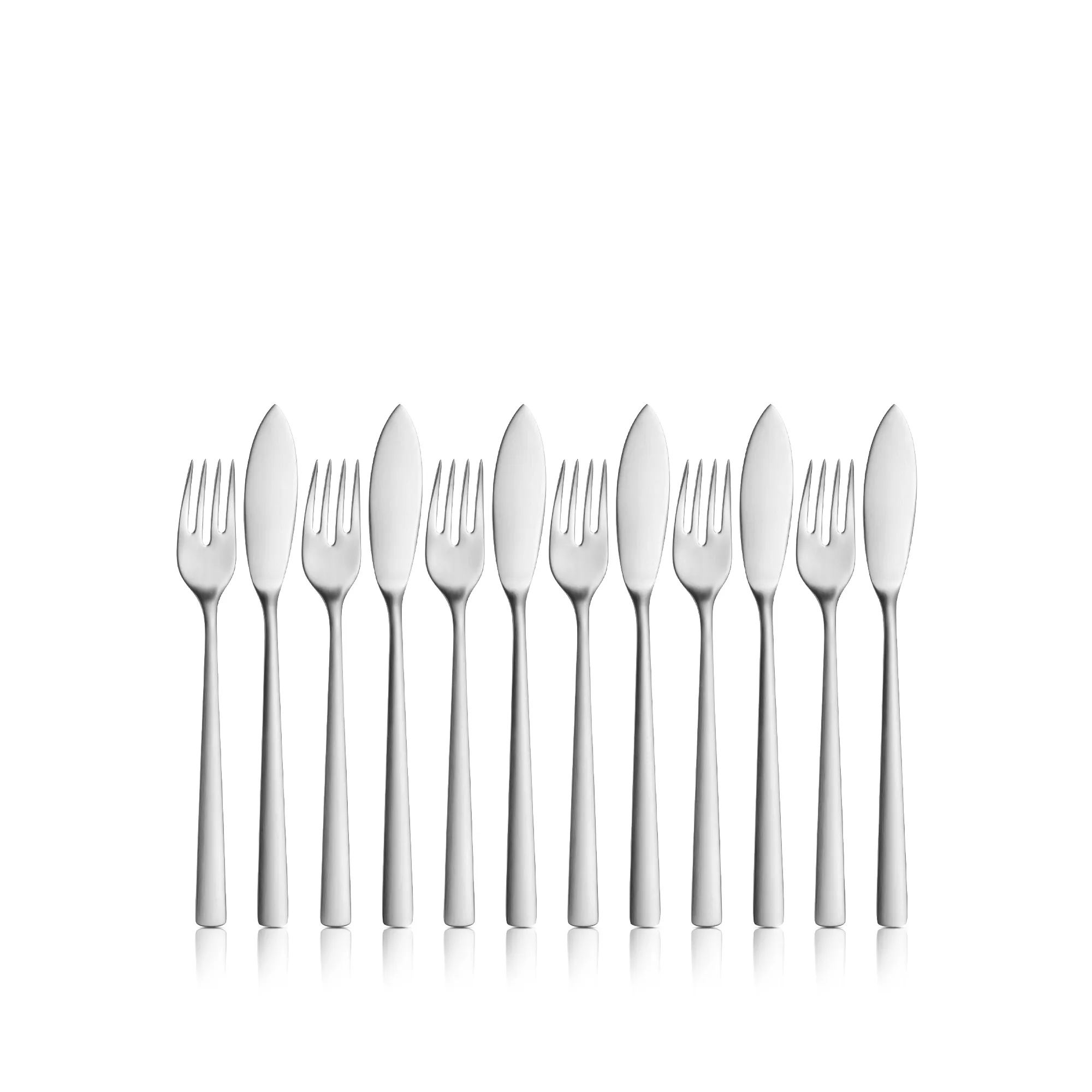Fish Cutlery Set Corvo, Cromargan protect®, 12-piece