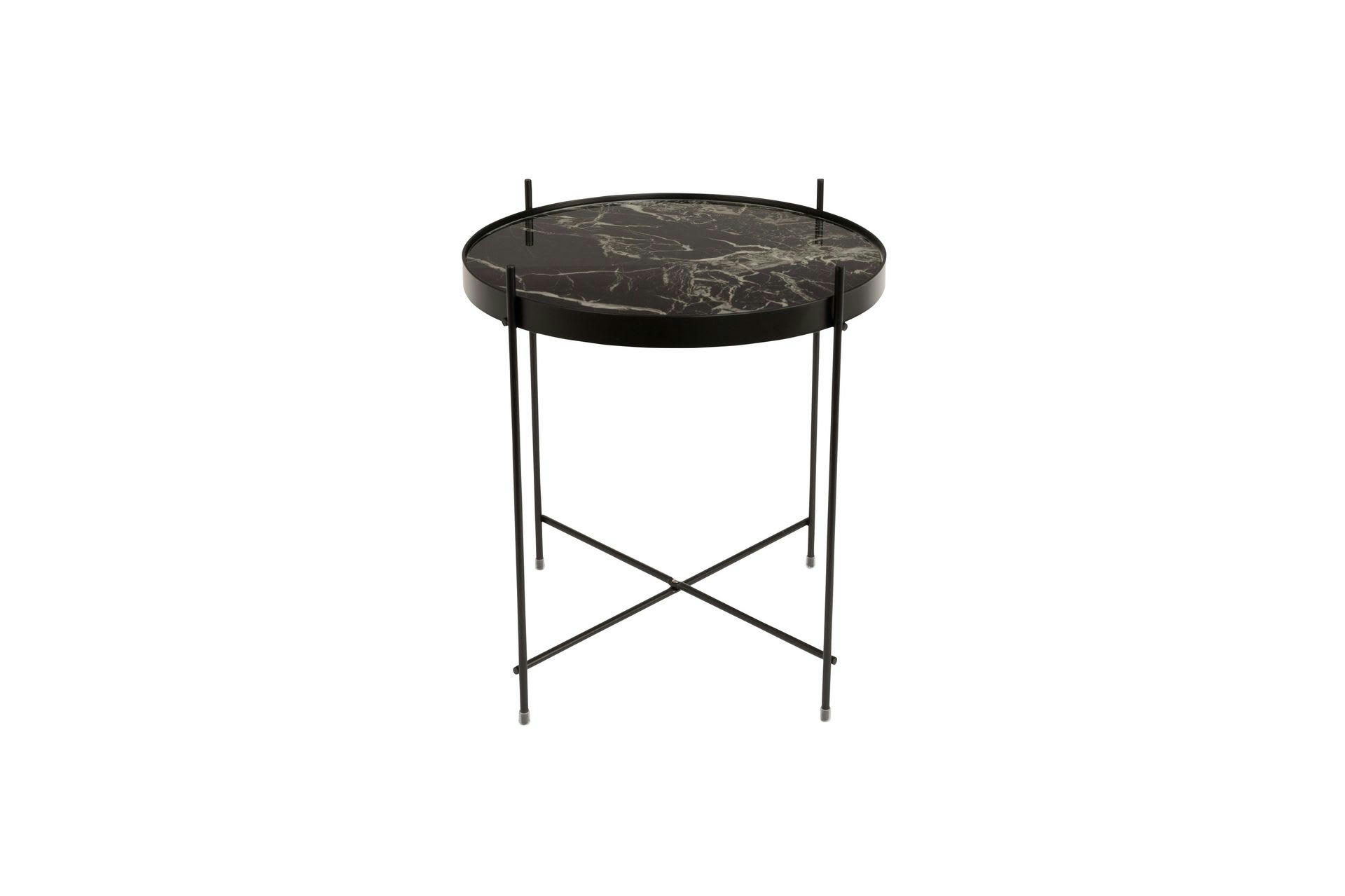CUPID - Table d'appoint en marbre noir