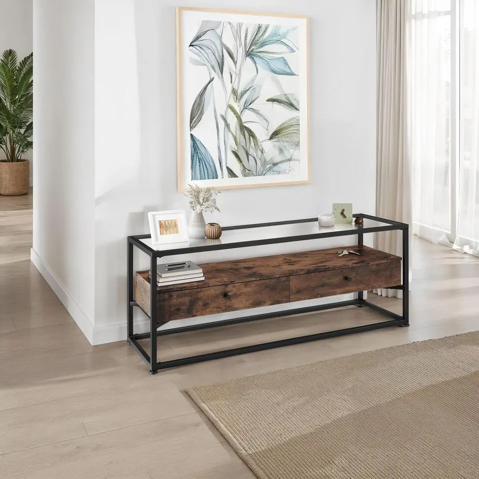 tectake TV-meubel Maidenhead 121,5x41,5x50,5cm