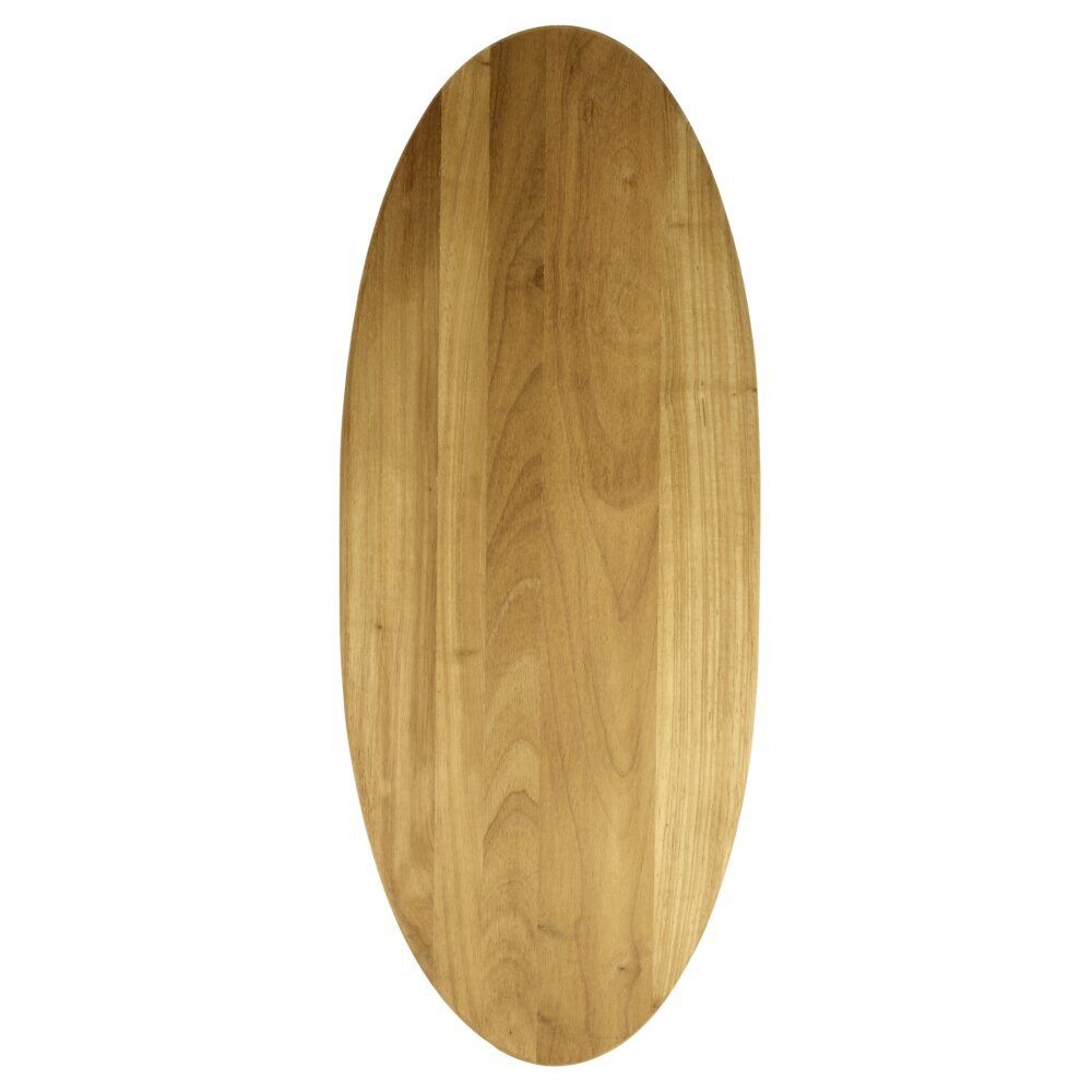 Planche de présentation en bois ovale 26x65cm