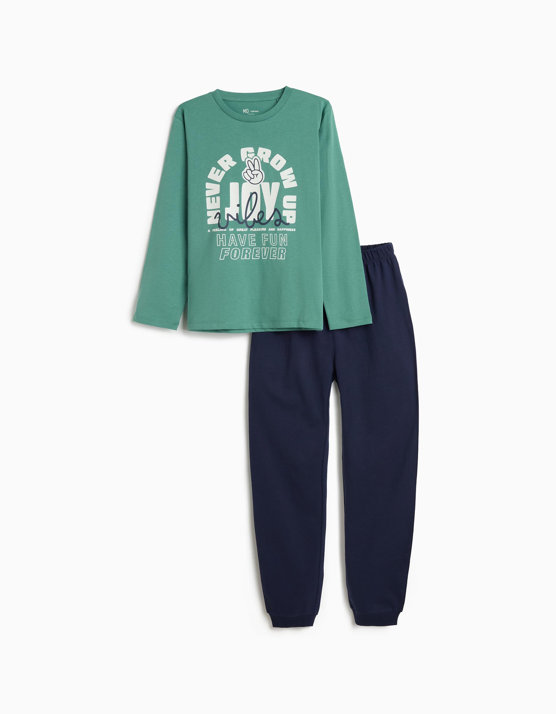 Pijama, Menino, Verde