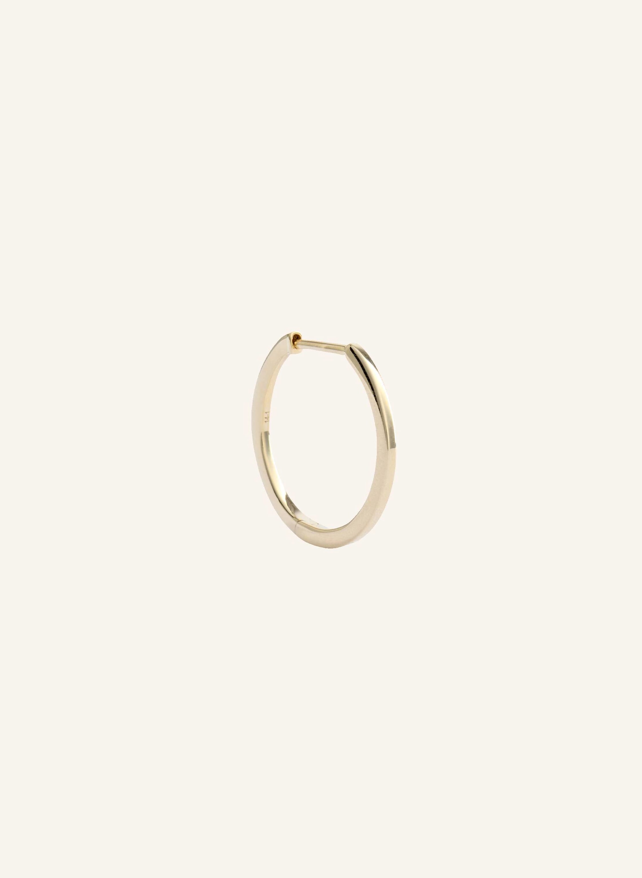 JUULS & KARATS Single Ohrring SOLID HUGGIE 003 by GLAMBOU