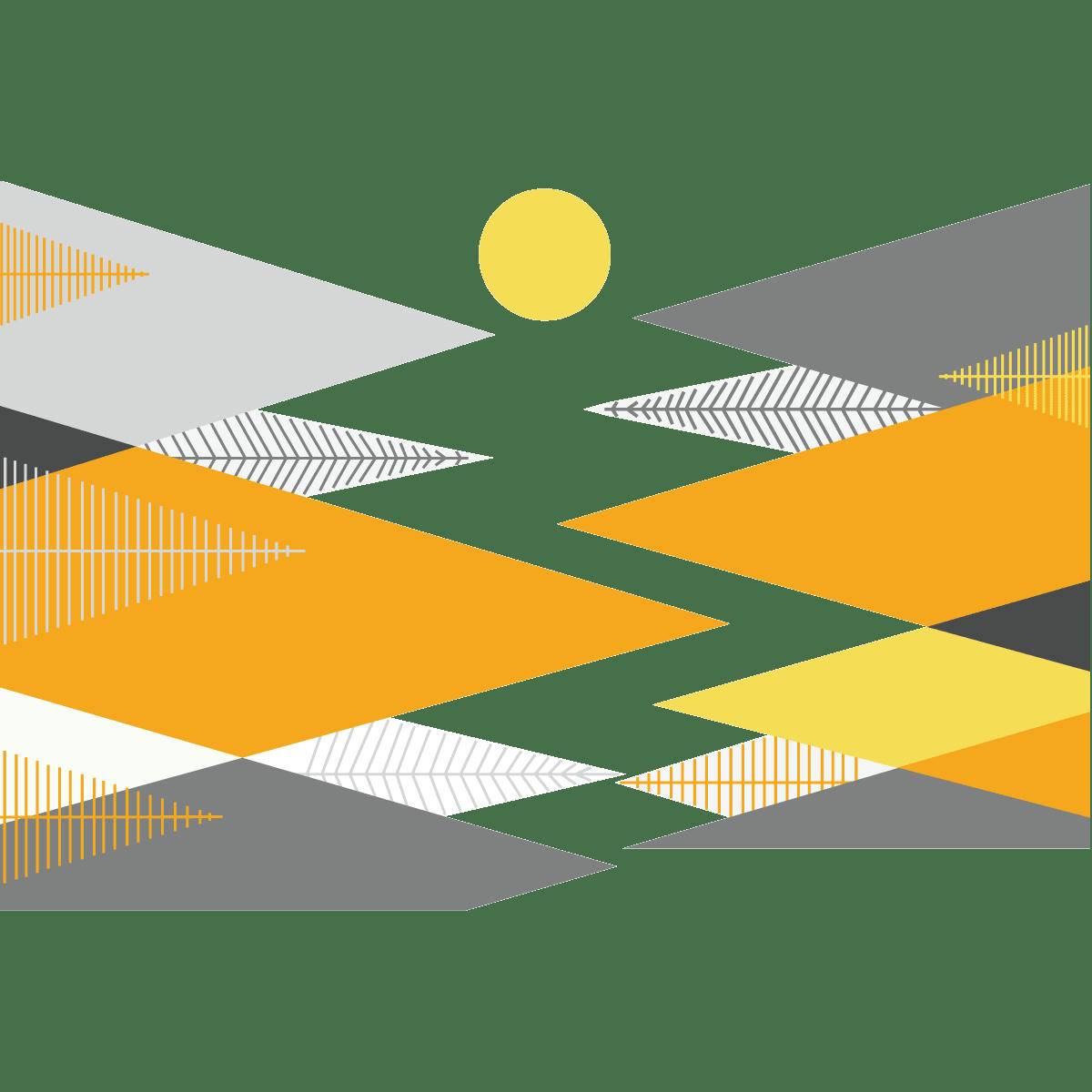 - Stickers enfant montagnes scandinaves antartika 120x180cm